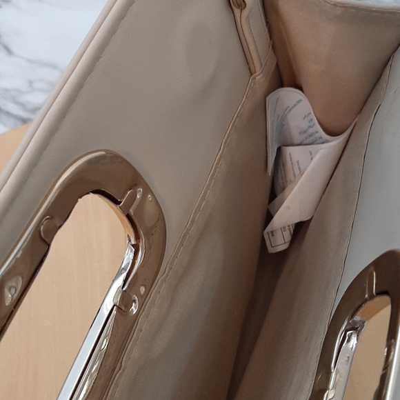 Call it spring beige rectangular hand clut… - Picture 13 of 16